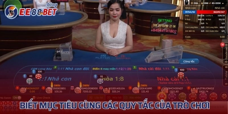 Biết mục tiêu cùng các quy tắc của trò chơi