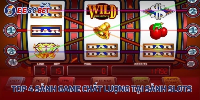 Top 4 sảnh game chất lượng tại sảnh slots